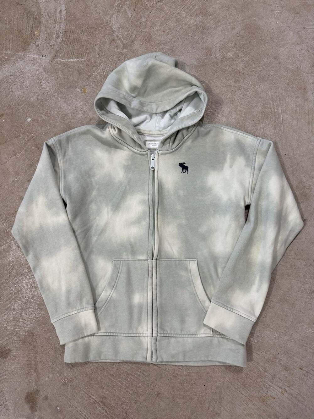 abercrombie kids Relaxed Fit Tie Dye Zip Up Hoodie Size 13/14